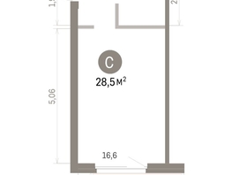 Продается Студия ЖК Пшеница, дом 5.2, 28.52  м&sup2;, 4590000 рублей