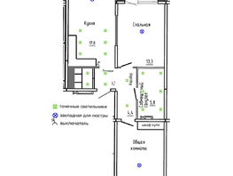 Продается 2-комнатная квартира ЖК Самоцветы, Бирюза дом 3, 65  м&sup2;, 8450000 рублей