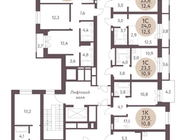 Продается 1-комнатная квартира ЖК Зеленый город, дом 1, 37.5  м&sup2;, 6311300 рублей