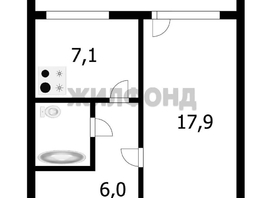 Продается 1-комнатная квартира Петухова ул, 34.6  м&sup2;, 4500000 рублей