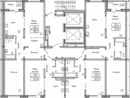 Продается 2-комнатная квартира ЖК Самоцветы, Бирюза дом 1, 70.2  м&sup2;, 6650000 рублей