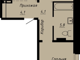 Продается 2-комнатная квартира  Гренландия, Фьорд дом 9, 65.7  м&sup2;, 8415432 рублей