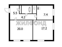 Продается 2-комнатная квартира Планировочная ул, 59.5  м&sup2;, 3900000 рублей
