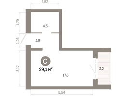 Продается Студия  Квартал Молодость, дом 1, 29.14  м&sup2;, 5520000 рублей