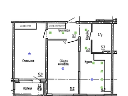 Продается 2-комнатная квартира ЖК Акварельный 4.0, 63.8  м&sup2;, 8700000 рублей