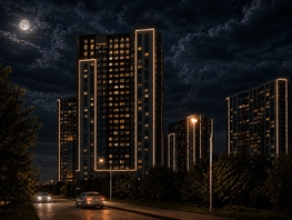 Продается 1-комнатная квартира ЖК Астон. Шесть звёзд, 2, 46.3  м&sup2;, 7223000 рублей
