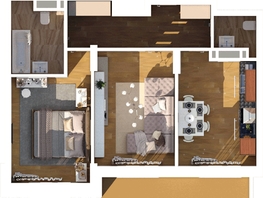 2-комнатная квартира, 53.73 м², 2-5/24 этаж