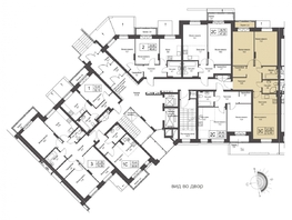 3-комнатная квартира, 72.1 м², 1/12 этаж