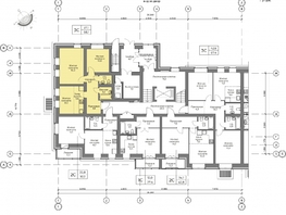 3-комнатная квартира, 58.1 м², 1/10 этаж