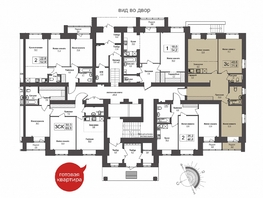 3-комнатная квартира, 71.8 м², 1/10 этаж