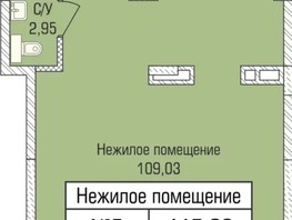 Продается Помещение ЖК Цивилизация, дом 2, 117.92  м², 16508800 рублей