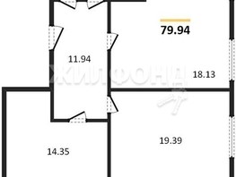 Продается 2-комнатная квартира ЖК Расцветай на Обской, 79.94  м², 10350000 рублей