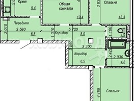 Продается 3-комнатная квартира ЖК Серебряный ключ, 87.5  м², 7525000 рублей