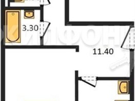 Продается 2-комнатная квартира ЖК Аквамарин, дом 5/3, 58.61  м², 6135000 рублей