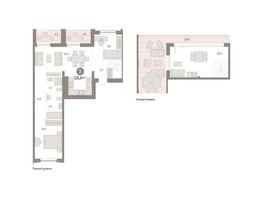 Продается 2-комнатная квартира ЖК Европейский берег, дом 44, 131.6  м², 20230000 рублей