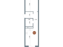 Продается 2-комнатная квартира ЖК 19/56 Кварталы Телецентра, сек 6, 40.37  м², 8100000 рублей