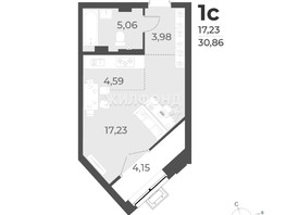 Продается 1-комнатная квартира ЖК Рафинад, дом 1, 68.3  м², 8000000 рублей