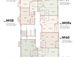 Продается 2-комнатная квартира ЖК Flora Fauna (Флора и Фауна), 16а, 57.47  м², 13500000 рублей