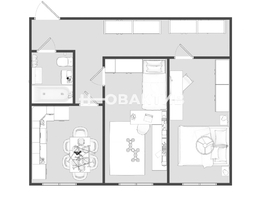 Продается 2-комнатная квартира Блюхера ул, 39.1  м², 4000000 рублей