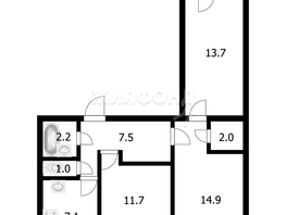 Продается 3-комнатная квартира Петухова ул, 60.1  м², 5880000 рублей