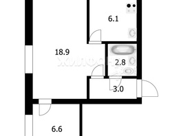 Продается 2-комнатная квартира Ватутина ул, 37.4  м², 4600000 рублей