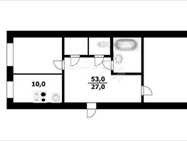 Продается 2-комнатная квартира Дзержинского пр-кт, 53  м², 5300000 рублей