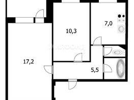 Продается 2-комнатная квартира Полтавская ул, 43.5  м², 4350000 рублей