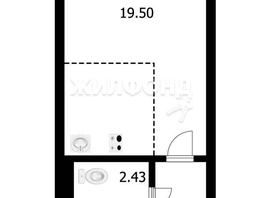 Продается Студия Покатная ул, 27.5  м², 4950000 рублей