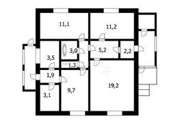 Продается Дом Бригадная ул, 74.3  м², участок 10 сот., 1650000 рублей