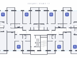 Продается 3-комнатная квартира ЖК Радуга Сибири, дом 10, 71.73  м², 8248950 рублей