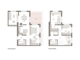 Продается 3-комнатная квартира ЖК Европейский берег, дом 49, 151.93  м², 24610000 рублей