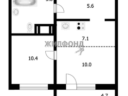 Продается 2-комнатная квартира Рябиновая ул, 38.9  м², 5100000 рублей