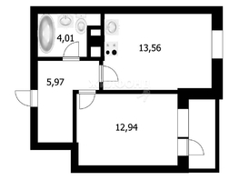 Продается 1-комнатная квартира ЖК Сакура парк, дом 1, 37.94  м², 8000000 рублей