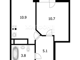 Продается 1-комнатная квартира ЖК Новые Матрешки, дом 2 , 30.3  м², 3900000 рублей