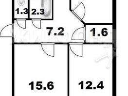 Продается 3-комнатная квартира Толбухина ул, 57.6  м², 5500000 рублей