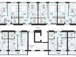 Продается 1-комнатная квартира ЖК Одоевский, дом 4, 40.51  м², 4368700 рублей