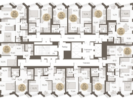 Продается 3-комнатная квартира ЖК Urban-peaks (Городские вершины), 62.69  м², 9000200 рублей