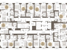 Продается 3-комнатная квартира ЖК Urban-peaks (Городские вершины), 56.74  м², 8077000 рублей