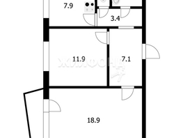 Продается 2-комнатная квартира Родники ул, 53  м², 5200000 рублей