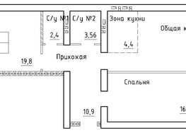 Продается 3-комнатная квартира ЖК Фламинго, дом 18, 81.3  м², 8400000 рублей