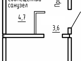 Продается 1-комнатная квартира ЖК Самоцветы, Бирюза дом 2, 41.7  м², 5050000 рублей