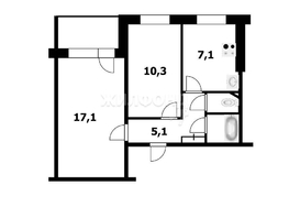 Продается 2-комнатная квартира Линейная ул, 43.5  м², 5800000 рублей