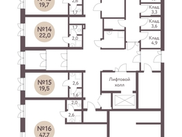 Продается Помещение ЖК Зеленый город, дом 1, 19.7  м², 3349000 рублей