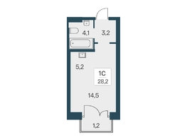 Продается Студия ЖК Расцветай на Красном, дом 5, 28.2  м², 6650000 рублей