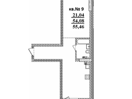 Продается 2-комнатная квартира ЖК  Римский квартал, 2 очередь, 55.46  м², 9858600 рублей