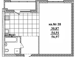 Продается Студия ЖК  Римский квартал, 2 очередь, 56.97  м², 10404840 рублей