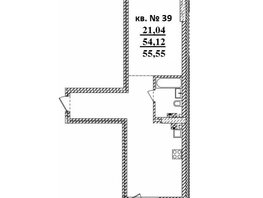 Продается 2-комнатная квартира ЖК  Римский квартал, 2 очередь, 55.55  м², 10528320 рублей