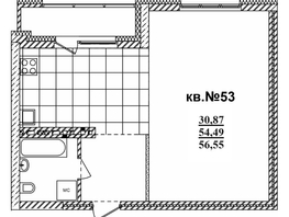 Продается Студия ЖК  Римский квартал, 2 очередь, 56.55  м², 11492640 рублей