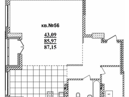 Продается 3-комнатная квартира ЖК  Римский квартал, 2 очередь, 86.64  м², 18645725 рублей