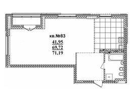 Продается 3-комнатная квартира ЖК  Римский квартал, 2 очередь, 70.88  м², 16944840 рублей